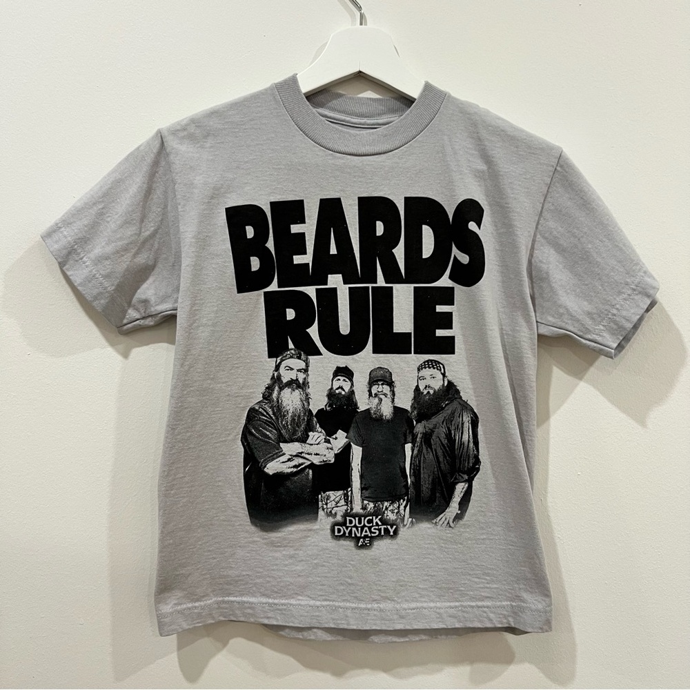 Duck Dynasty Kids Gray Graphic T-Shirt Medium